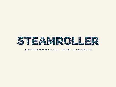 Steamroller brand identity branding design logotype mosaic tiles