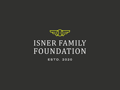 Isner Family Foundation ball brand identity branding design foundation logomark logotype tennis