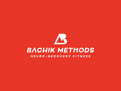 Bachik Methods battle brand identity branding design fitness gym logomark logotype mountain neuro recovery strength