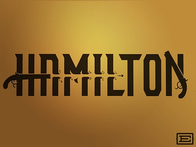 Hamilton Wordmark Concept type type art typedesign typeface