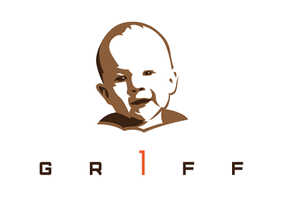 Griff 1st Birthday with Face birthday branding first birthday logo