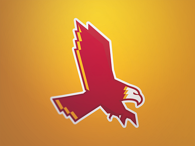 Winthrop Secondary Concept eagle logos sports sports design sports identity sports logo winthrop