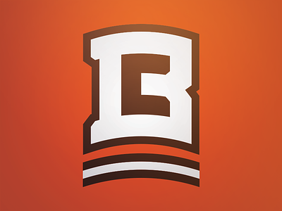 Cleveland Browns Concept browns cleveland cleveland browns logo negative space sports branding sports identity sports logo