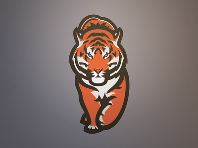 Walking Tiger branding clemson identity sports branding sports identity sports logo tiger tiger statue