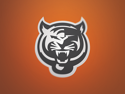 Tiger 2.0 | 1 color logos by Adam Eargle on Dribbble