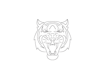 Tiger 3.0 + Evolution | 1 color logos branding evolution gif identity sports branding sports identity sports logo tiger
