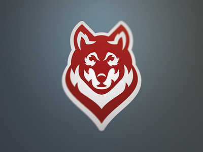 Wolf | 1 color logos branding identity sports branding sports identity sports logo wolf wolfpack