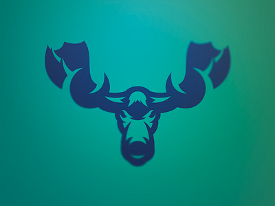 Moose | 1 Color Logos 1 color logos branding identity logo moose sports branding sports identity sports logo