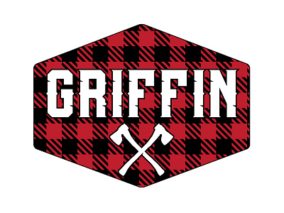 Griff Badge badge plaid sports fonts sports type sports typography type typography