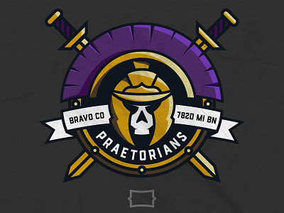 Praetorian Guard Skull branding identity logo sports branding sports identity sports logo