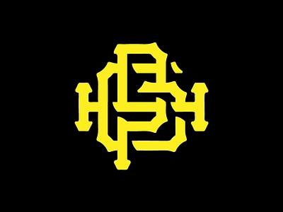 PGH Monogram monogram sports design sports logo