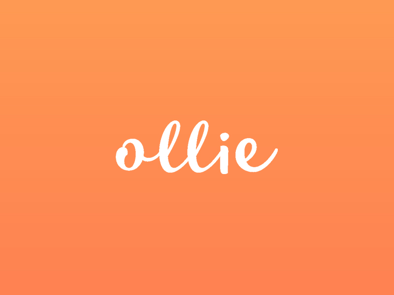 Ollie project by Giacomo Bianchi on Dribbble