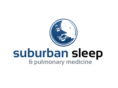 Suburban Sleep logo logo medical moon sleep