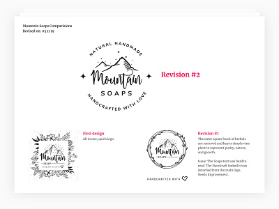 Mountain soaps - Logo Redesign 03/03 branding design logo