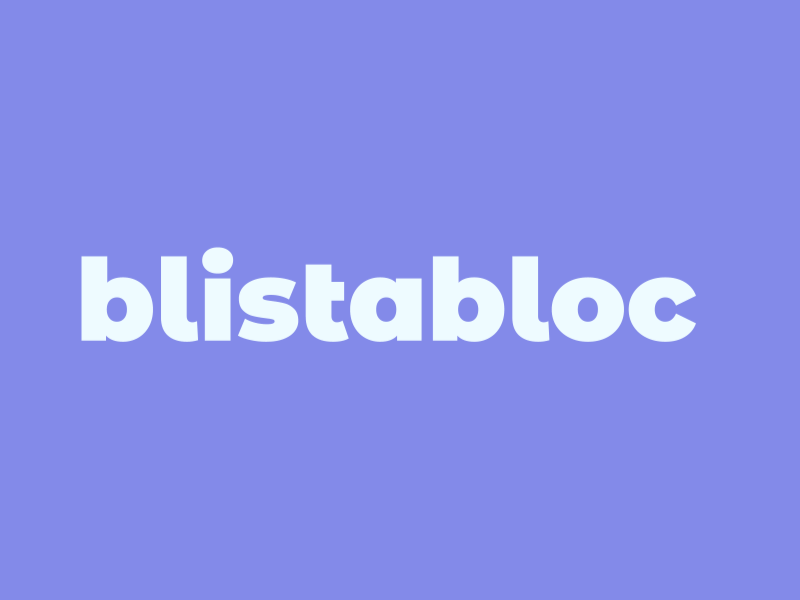 blistabloc branding! animation boston design brand branding dynamic graphic design lines logo northeastern scoutdesign