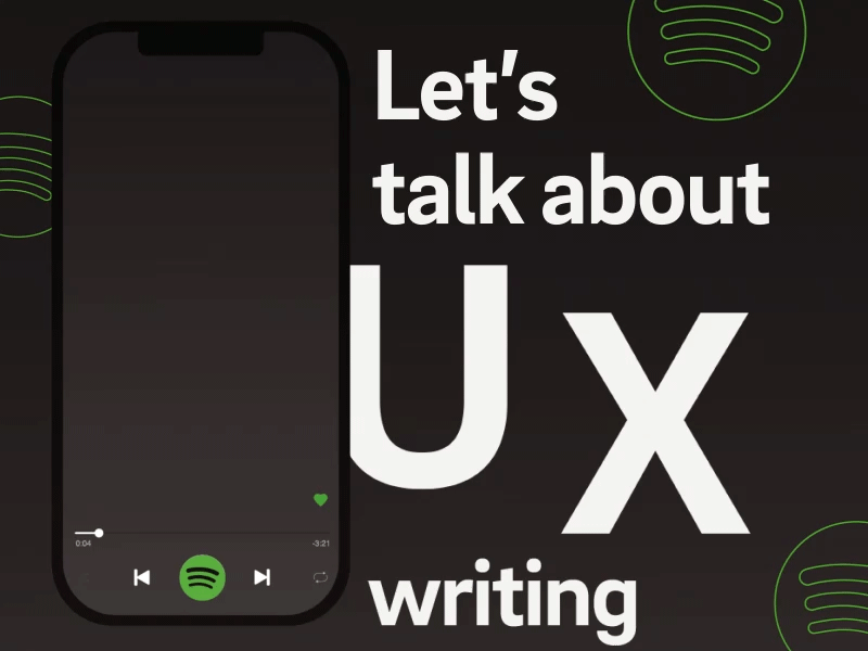 UX Writing with Spotify