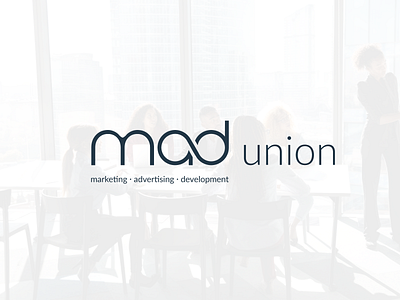 MAD union logo branding logo