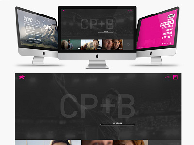 CP+B Global Web art direction design ui ux web design