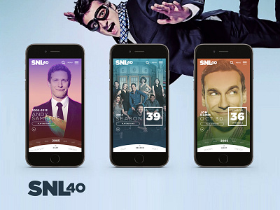 SNL40 App Concept app design ios mobile ui ux