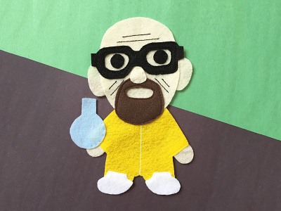 Let's cook apparel breaking bad clothing craft felt handmade sewing walter white
