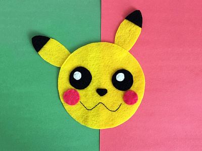 Pikachu apparel baby clothes craft design felt hand kids clothing sewing
