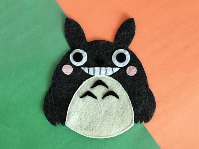 Totoro apparel baby clothes craft design felt hand kids clothing sewing totoro