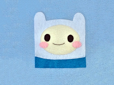 Finn - Day 1 30 day challenge adventure time cartoon clothing felt finn hand crafted hand made kids micielo sewing sewing machine square square challenge stitch
