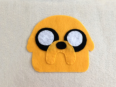 Day 2 - Jake adventure time apparel baby clothes cartoon clothing craft design felt handmade jake kids clothing logo sewing