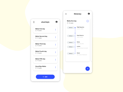 Daily UI #079 - Itinerary