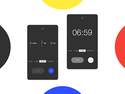 Daily UI #014 - Countdown timer app clean countdown countdown timer daily ui daily ui 14 effective intuitive simple stopwatch timer ui ux