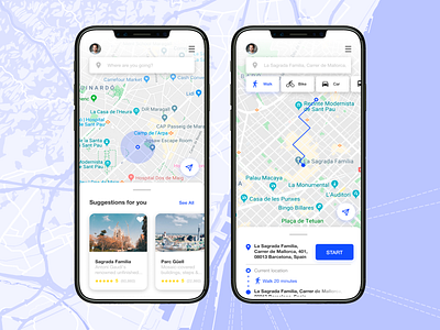 Daily UI #020 - Location Tracker barcelona city daily ui daily ui location tracker location location design location tracker map map design maps tracker tracker design ui ui design ux