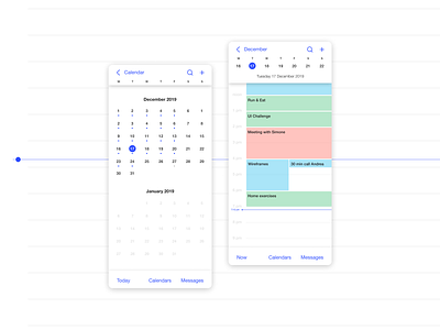 Daily UI #038 - Calendar