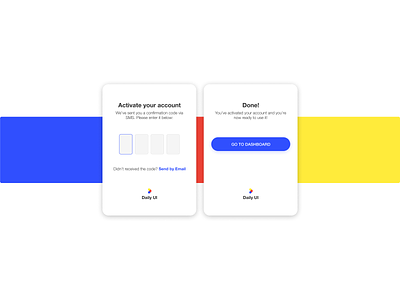 Daily UI #054 - Confirmation account activate account activate account design app branding confirm confirmation confirmation message create account daily ui identity design ui ui design user interface ux validate validation validation design