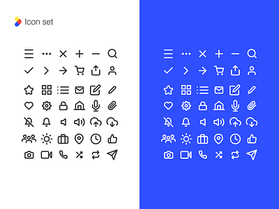 Daily UI #055 - Icon set