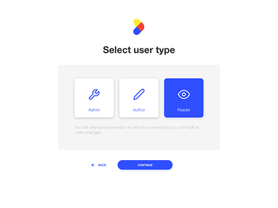 Daily UI #064 - Select user type app daily ui figma figmadesign selecdtmuser select select examples select role select ui select user select user type selection examples ui ui design uidesign user interface ux