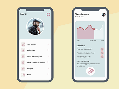 006/100 User profile app dailyui design mobile user profile