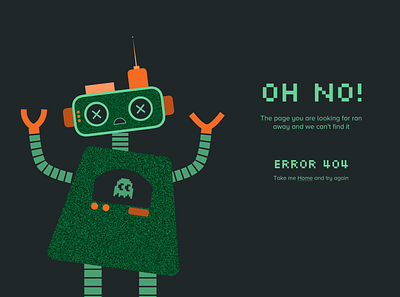 008/100 Error page 404 error 404 error page 404page dailyui design desktop ui