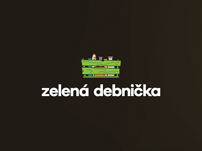 Zelena debnicka - Green crate - healthy food bio crate food green health logo shop