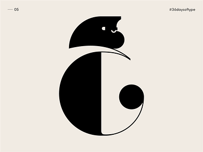 E as Eastern Lowland Gorilla - 36 Days of Type 2020 animal gorilla illustrator johannlucchini king kong lettering logotype monkey monogram type typeface typography vector