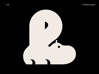 H for Hippopotamus - 36 Days of Type 2020