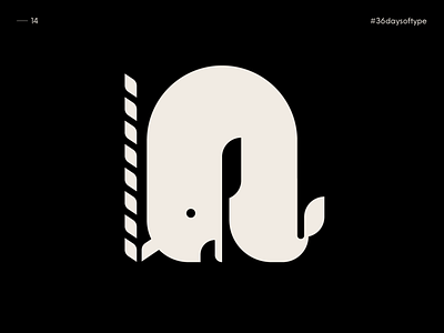 N as Narwhal - 36 Days of Type 2020