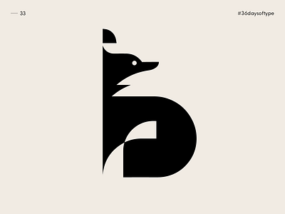 6 is the Fox - 36 Days of Type 2020 alphabet animal design fox fox illustration fox logo foxy graphic design johannlucchini logo logotype minimal typography vector