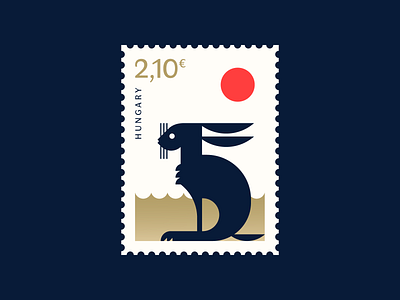 European Hare Stamp