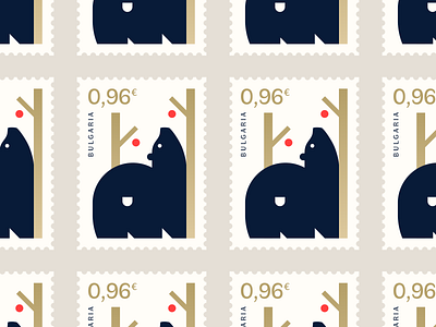 European Brown Bear Stamp II