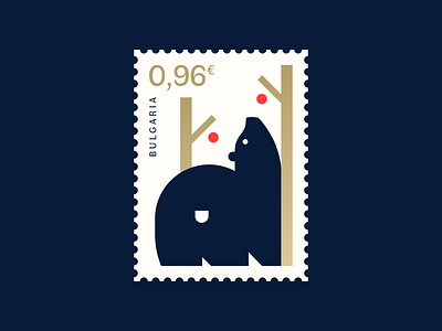European Brown Bear Stamp