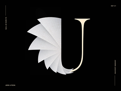 U for Jørn Utzon - Architype Alphabet Project