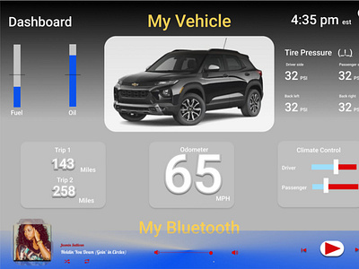 Auto Dashboard concept