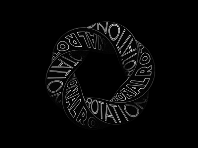 Experimental Typography Exercise N°05 aftereffects animated animation art c4d cinema4d design gif kinetic loop type typography