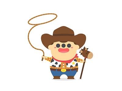 Toooy Story – Woody drawing flat illustration toystory vector