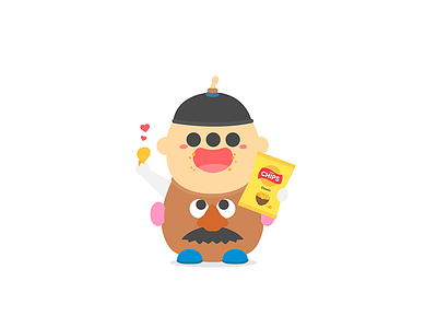 Toooy Story – Mr. Potato Head art design disney doodle drawing flat illustration toystory vectorart